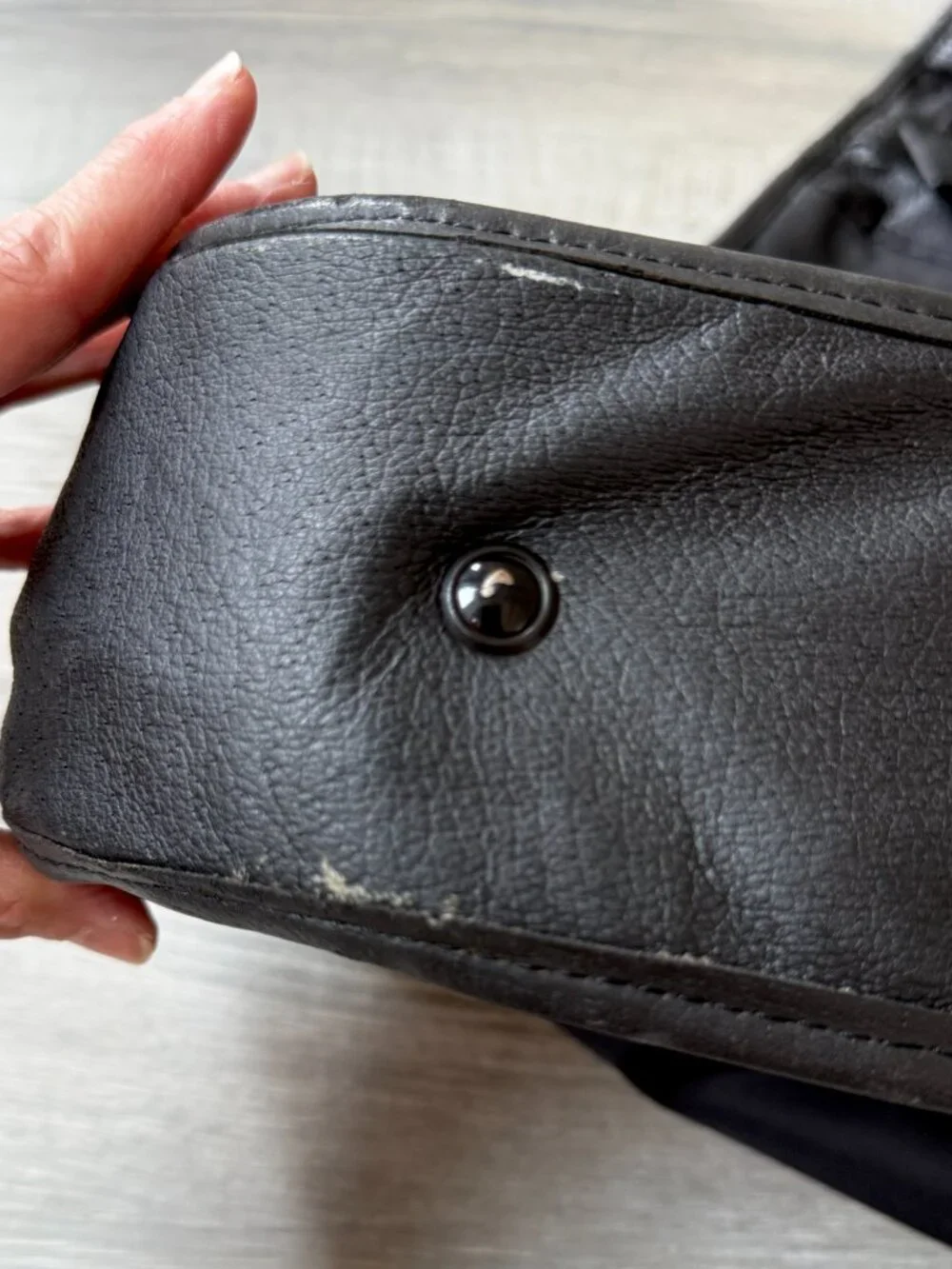 Genuine Leather Top Grain Leather Suit Carrier
